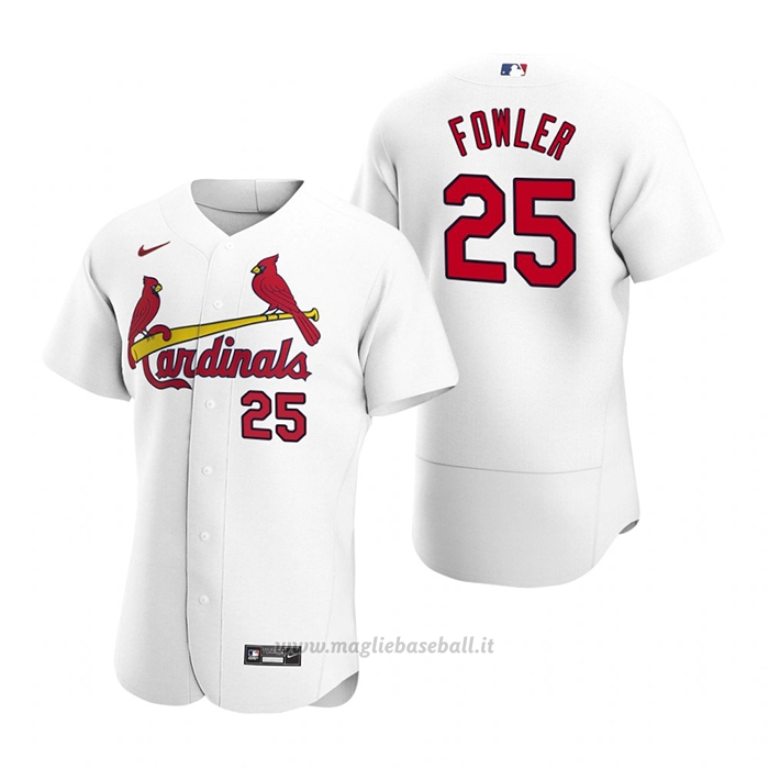 Maglia Baseball Uomo St. Louis Cardinals Dexter Fowler Autentico Primera Bianco